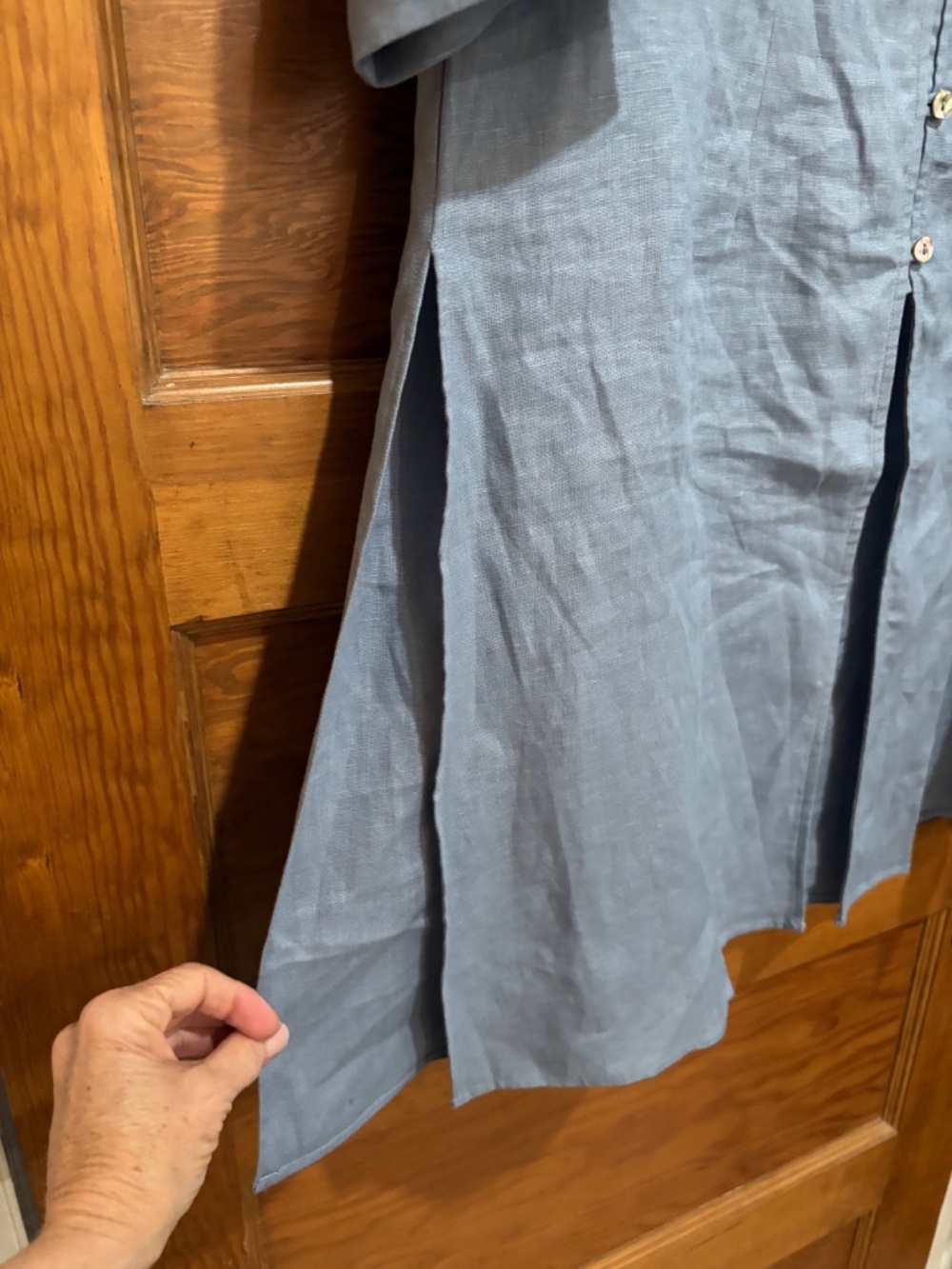 WOMENS LINEN LONG TOP - Picture 12 of 16
